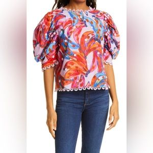 FARM Rio 🌈Colored Bananas Blouse🌈